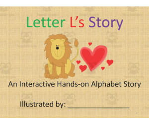Alphabet Story Book | Letter L Interactive Book