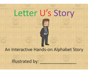 Alphabet Story Book | Letter U Interactive Book