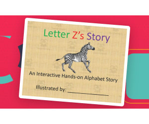 Alphabet Story Book | Letter Z Interactive Book
