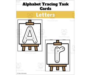 Alphabet Tracing Task Card