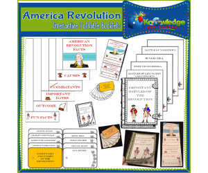 American Revolution Interactive Foldable Booklets - EBOOK