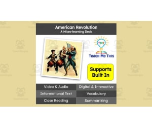 American Revolution | Reading Comprehension Deck | Interactive Lesson