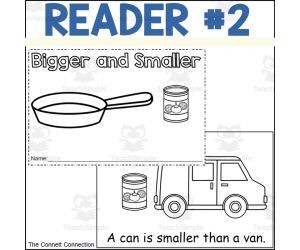 AN Words Emergent Reader: Bigger and Smaller