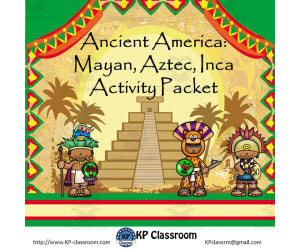 Ancient America : Mayan, Aztec, Inca Activity Packet