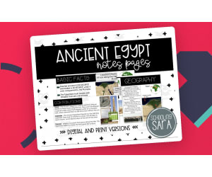 Ancient Egypt Social Studies Notes (Aligned to 3rd Grade VA SOLs)