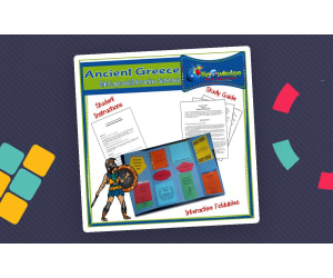 Ancient Greece Mini-Lapbook / Interactive Notebook - EBOOK