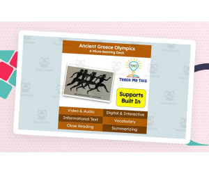 Ancient Greece Olympics | Reading Comprehension Deck | Interactive Lesson