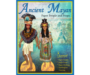 Ancient Mayan Paper People and Props