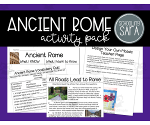 Ancient Rome Activity Pack - VA SOL Aligned