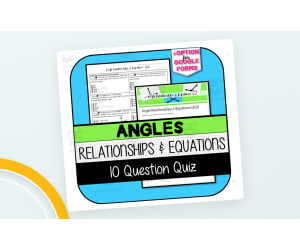 Angle Relationships QUIZ