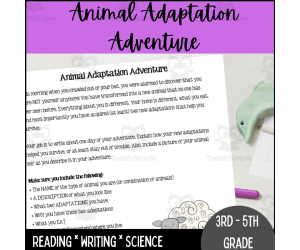 Animal Adaptation Adventure