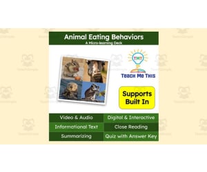 Animal Eating Behavior | Interactive Science Lesson | Micro-Learning Deck