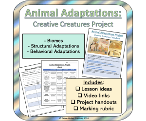 Animal Project: Creative Creatures - Biomes, Structural, and Behavioral Adaptations