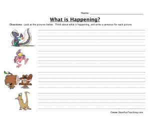 Animal Sentence Worksheet
