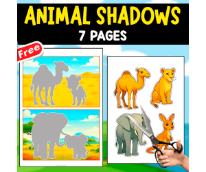 ANIMAL SHADOWS | 7 PAGES | FANTASTIC RESOURCE