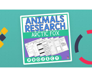 Animals Research Project | Nonfiction Reading, Worksheets, Brochure | Arctic Fox | Arctic Animals