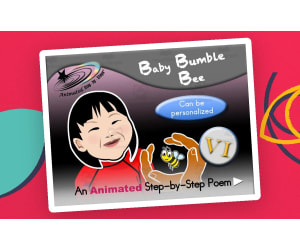 Animated Poem: Baby Bumble Bee VI
