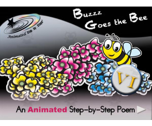 Animated Poem: Buzz Goes the Bee VI