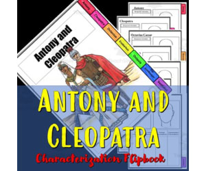 Antony and Cleopatra Characterization Flip book