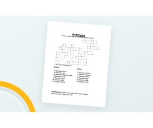 Antonyms Crossword Puzzle
