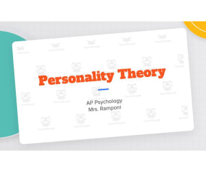 AP Psychology Lecture Slides: Personality Theory