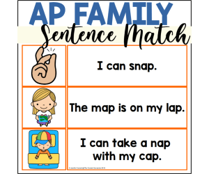 AP Word Family Sentence Matching