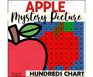Apple Hundreds Chart Mystery Picture