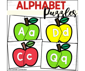 Apple Letter Puzzles