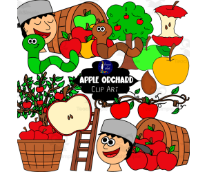 Apple Orchard Clip Art