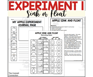Apple Science Experiment - Sink or Float