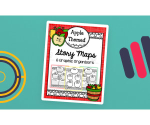 Apple Themed Story Maps - Graphic Organizers