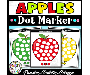 Apples Dot Marker Activity