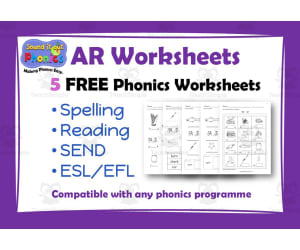 AR Phonics Worksheets: 5 FREE!