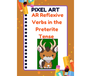 -AR Reflexive Verbs in the Preterite Tense | Pixel Art