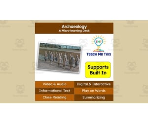 Archaeology | Reading Comprehension Deck | Interactive Lesson