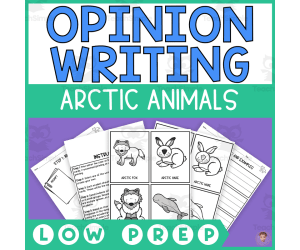 Arctic Animals Opinion Writing Step-by-Step (Winter Would You Rather)