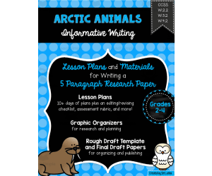 Arctic Animals Writing Project