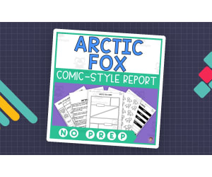 Arctic Fox Comic-Style Report (Arctic Animals)