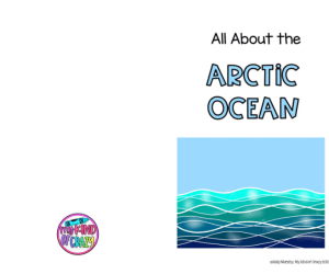 Arctic Ocean Adapted Book, Printable, Color and BW, Special Ed