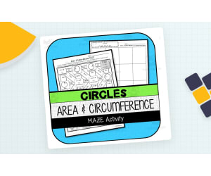Area & Circumference of Circles – Math Maze