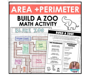 Area and Perimeter: Build a Zoo Activity