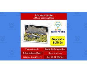 Arkansas: A Micro-Learning Deck | Digital Geography Lesson