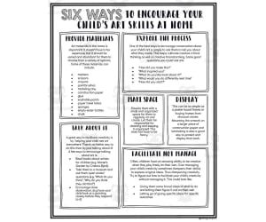 Art Growth Mindset Handout for Parents