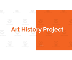 Art History Research Project