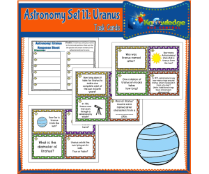 Astronomy Task Cards: Set 11: Uranus - EBOOK