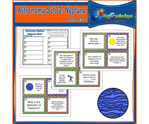 Astronomy Task Cards: Set 12: Neptune - EBOOK