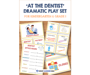 'At the Dentist' Dramatic Play Set for Kindergarten & Grade 1