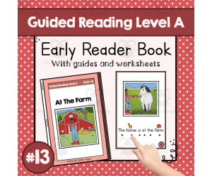 "At The Farm" | Early Reader Book #13 | Guided Reading Level A