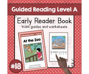 "At The Zoo" | Early Reader Book #18 | Guided Reading Level A