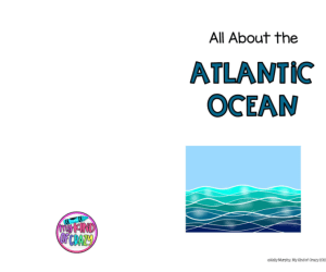 Atlantic Ocean Adapted Book, Printable, Color and BW, Special Ed